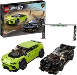 ¡Gran oferta! LEGO Speed Champions – SET DE CONSTRUCCIÓN CON 2 COCHES PARA JUGAR A LAS CARRERAS (Lamborghini Urus ST-X & Lamborghini Huracán Super Trofeo EVO)
